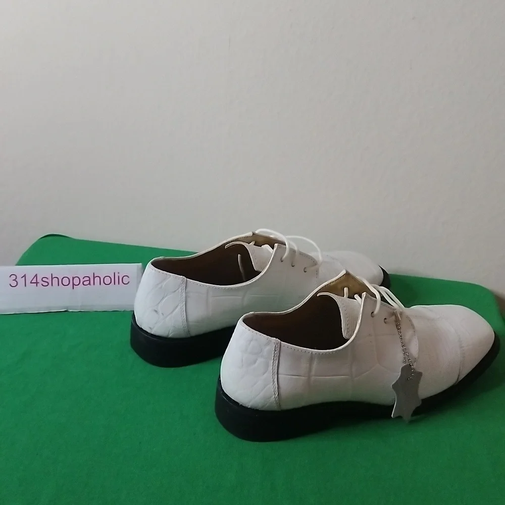 Boys White Dress Shoes